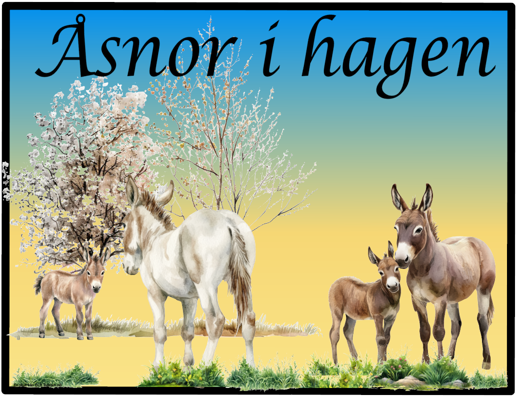 Åsnor i hagen