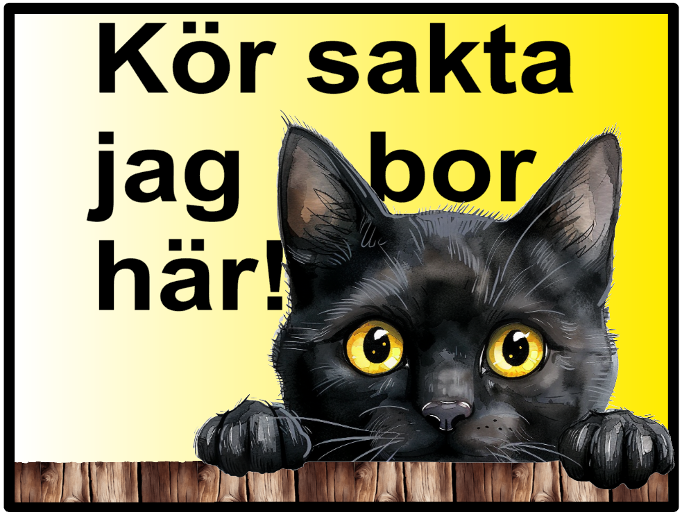 Kör sakta jag bor här