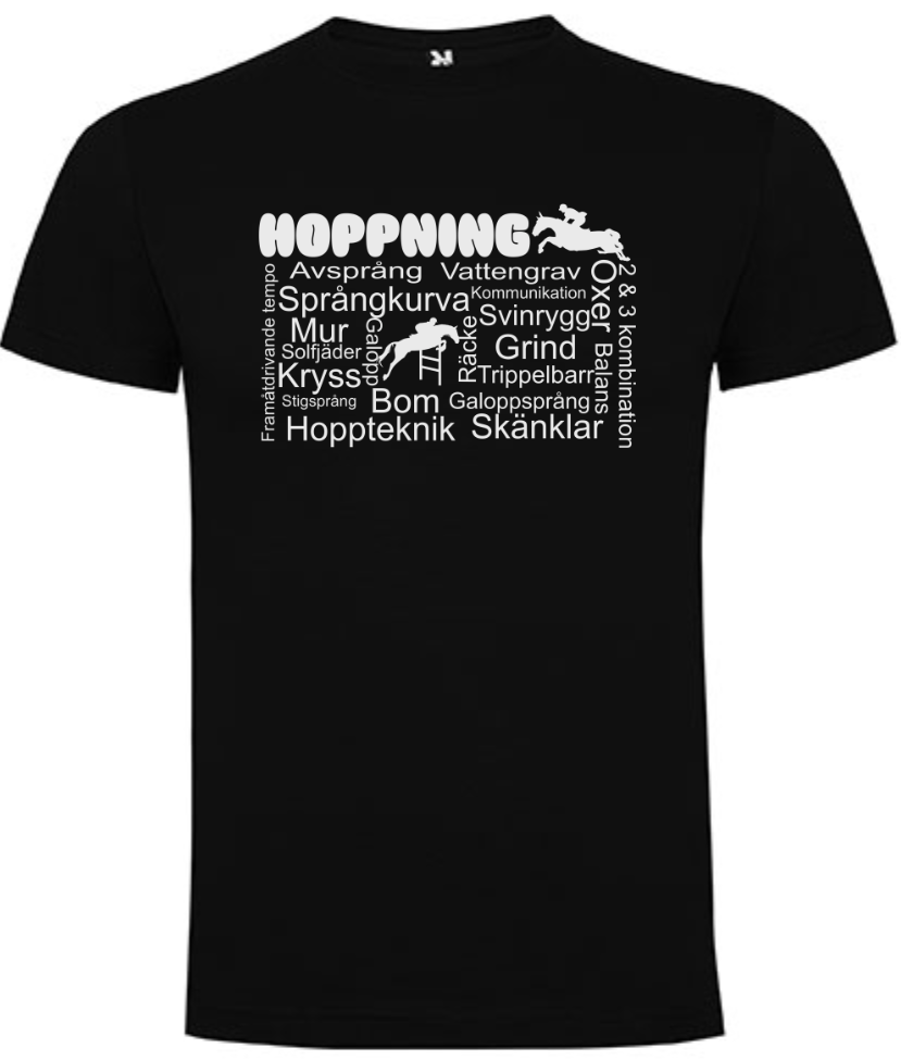 T-shirt, Hoppning