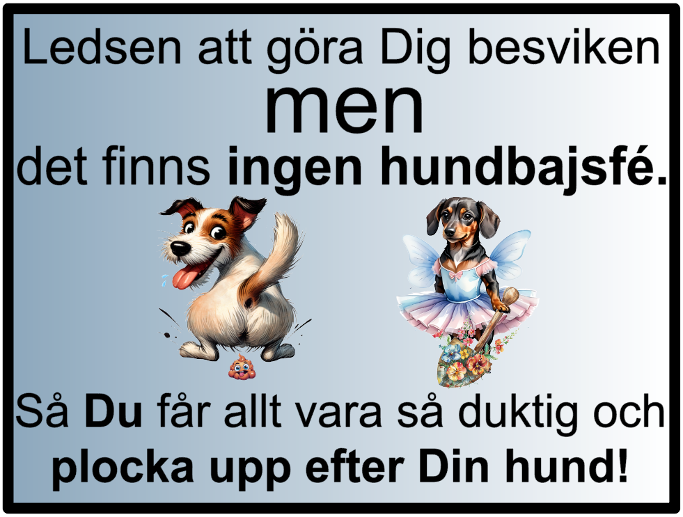 Plocka upp efter din hund