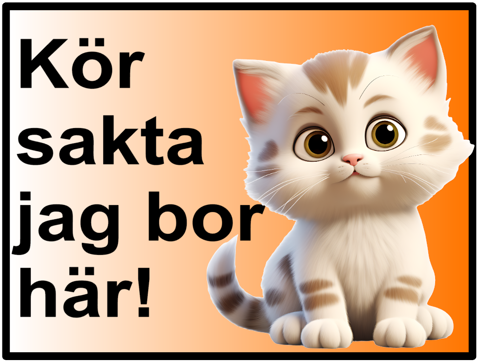 Kör sakta jag bor här