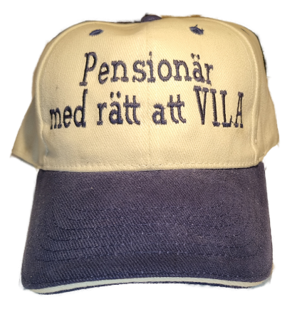 Keps, Pensionär med...