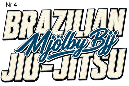 M BJJ T-shirt, olika tryck
