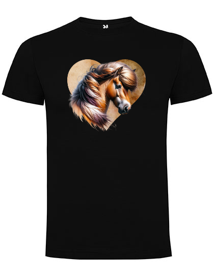 T-shirt med Islandshäst