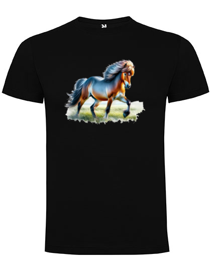 T-shirt med Islandshäst
