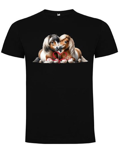 T-shirt med Shetlandsponny