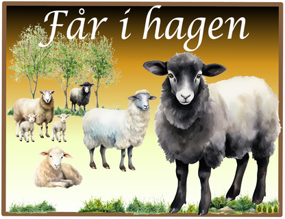 Får i hagen