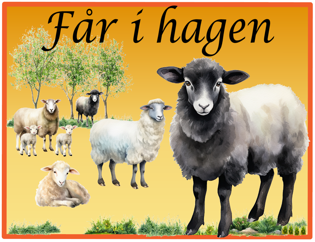 Får i hagen