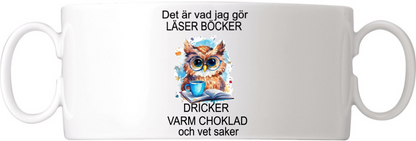 ...läser böcker