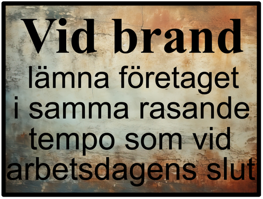 Vid brand